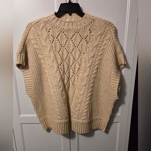 a.n.a. Beige Knit Sweater Vest Size 2X